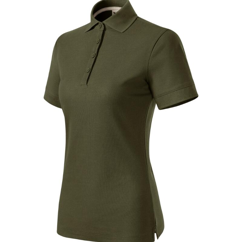 MALFINI® Polokošeľa dámska Prime (GOTS) (military)