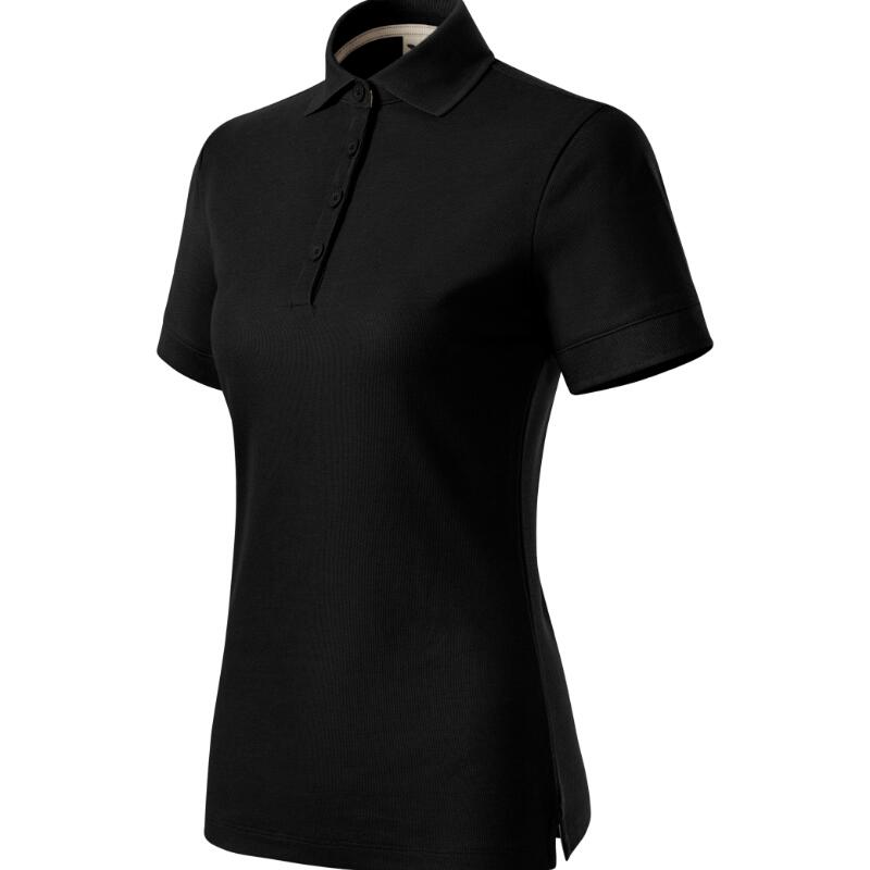 MALFINI® Polokošeľa dámska Prime (GOTS) (čierna)
