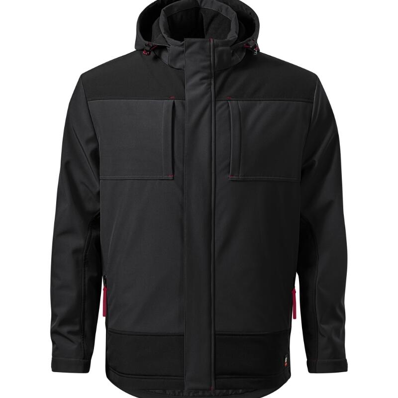 RIMECK® Zimná softshellová bunda pánska Vertex (ebony gray)