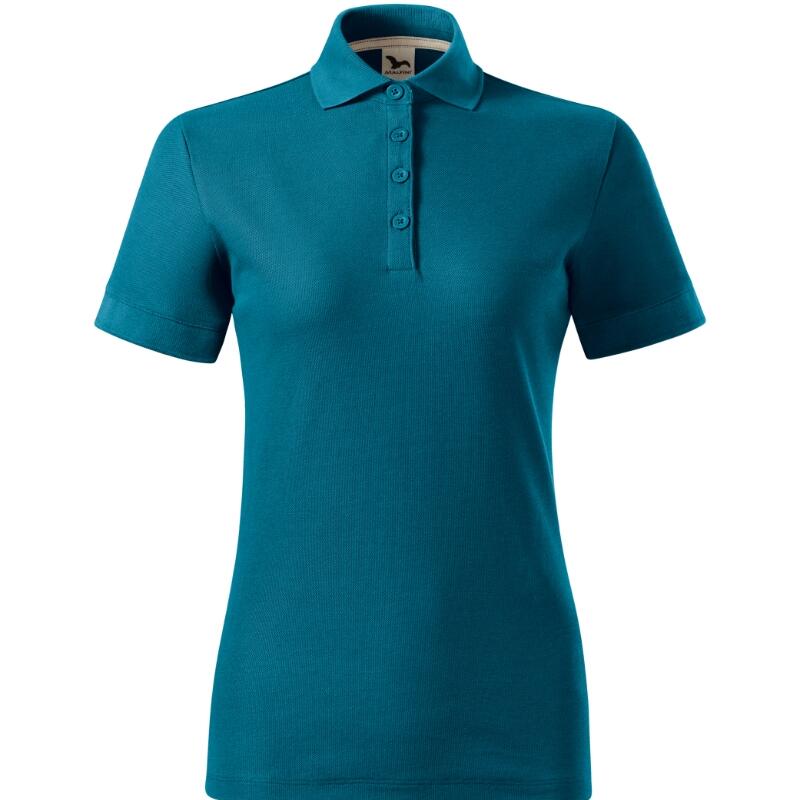 MALFINI® Polokošeľa dámska Prime (GOTS) (petrol blue)