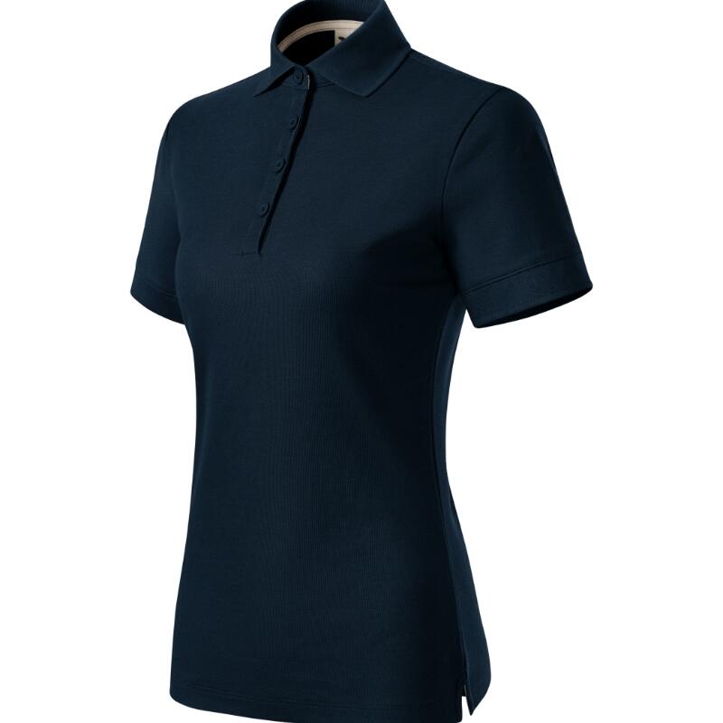MALFINI® Polokošeľa dámska Prime (GOTS) (tmavomodrá)