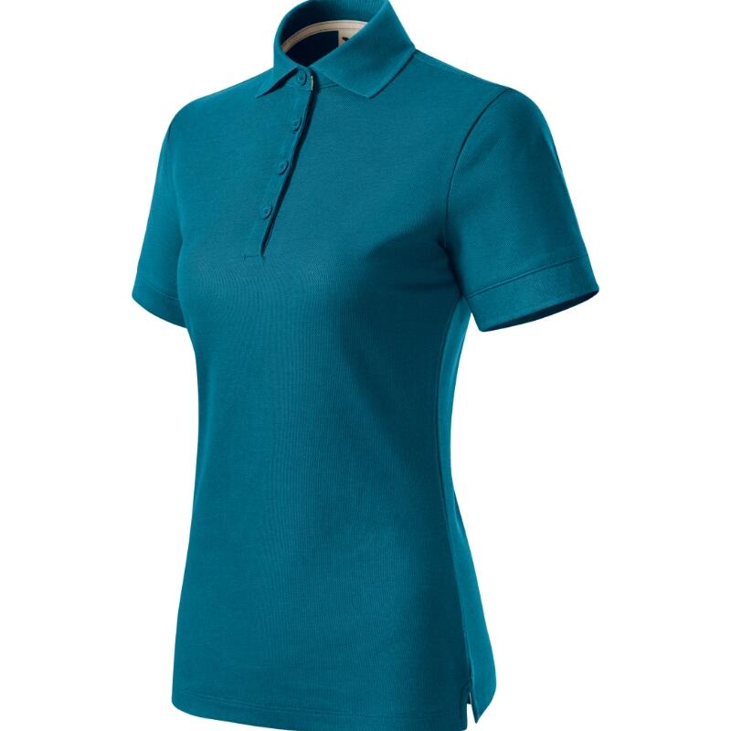 MALFINI® Polokošeľa dámska Prime (GOTS) (petrol blue)